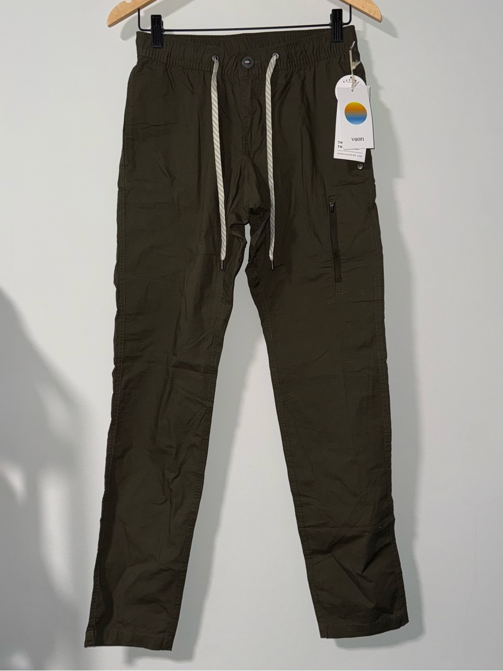 VUORI MEN'S RIPSTOP CLIMBER PANT Size XS in dark oregano